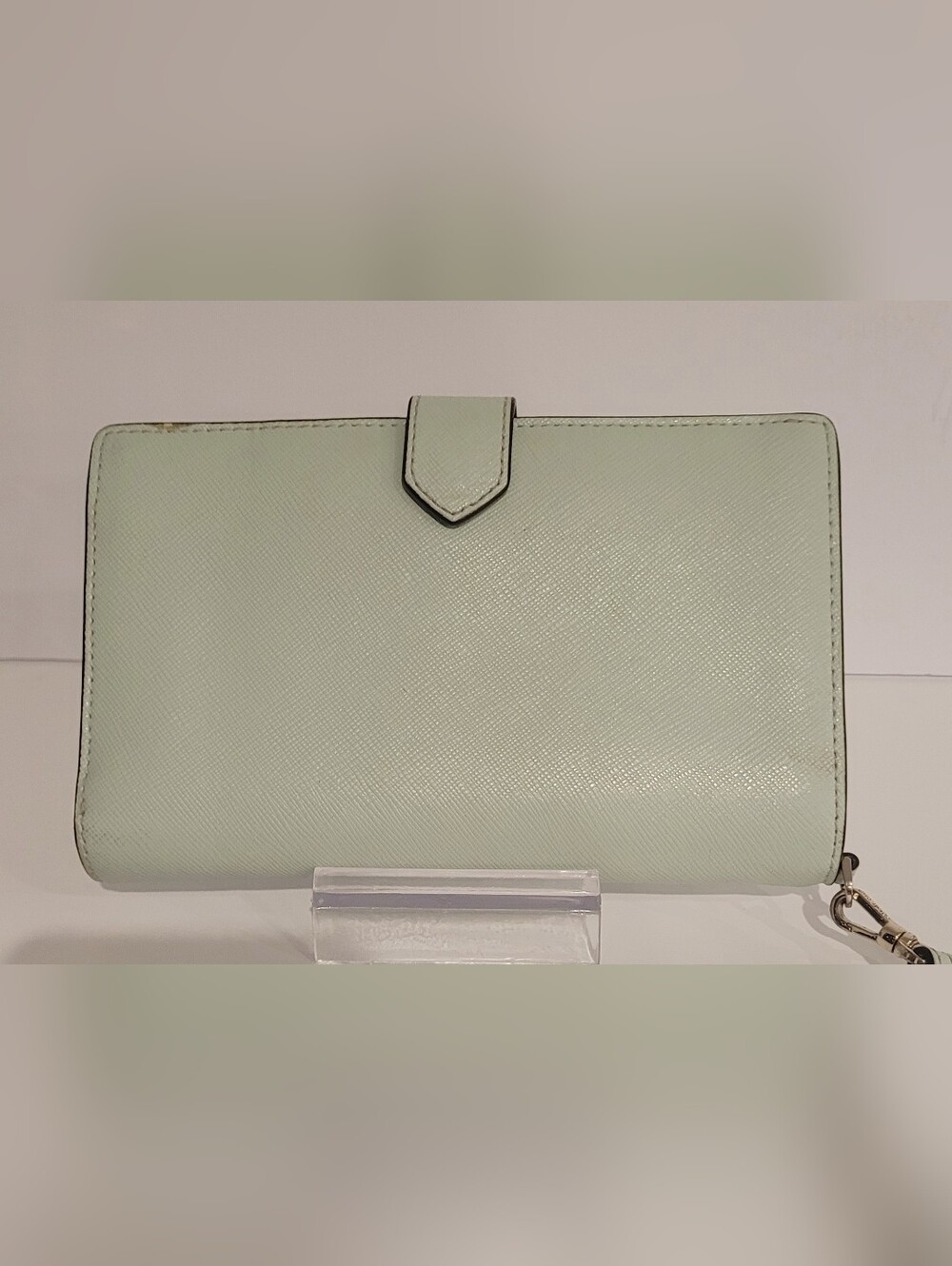Kate Spade Light Mint Saffiano Leather Zip Wallet/Wrislet - Picture 2 of 10
